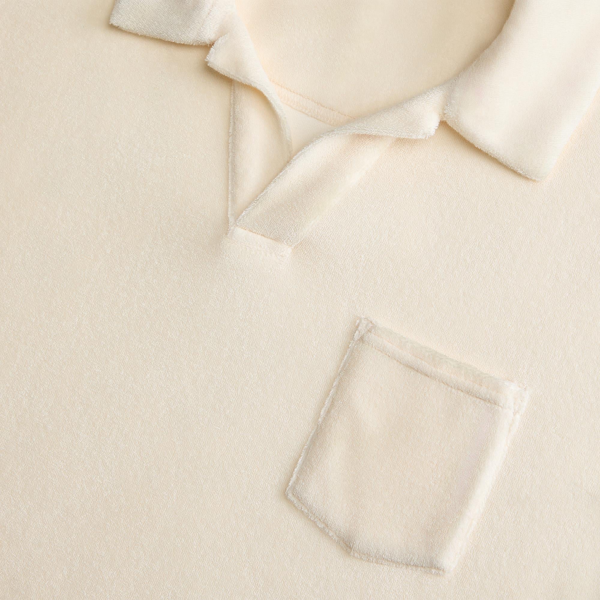 G/FORE Limited Edition French Terry Mens Polo Chalk White